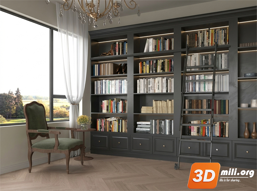 Bookcase Skp Files